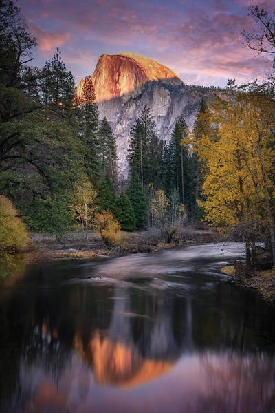 Jonathan Ross Photography: Half Dome In Pink by Jonathan Ross Photography