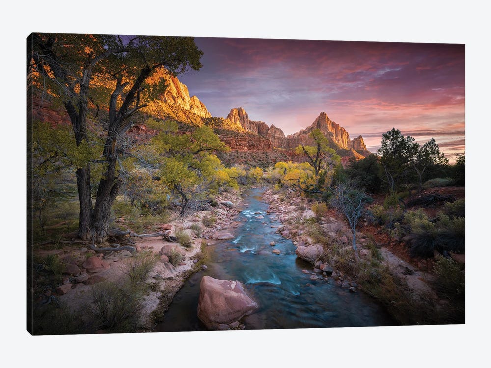 Zion National Park In The Fall by Jonathan Ross Photography 1-piece Art Print