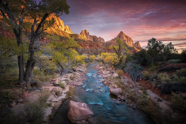 Jonathan Ross Photography: Zion National Park In The Fall by Jonathan Ross Photography