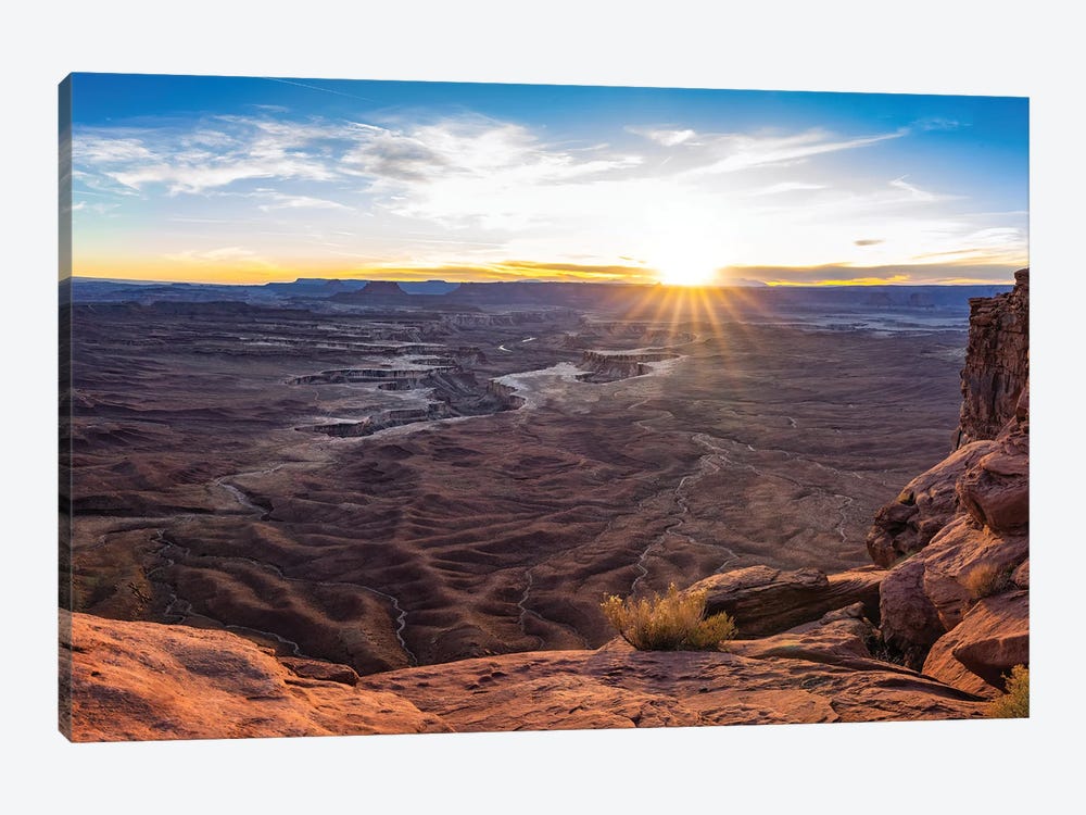 Sunrise In Canyonlands National Park by Jonathan Ross Photography 1-piece Canvas Art