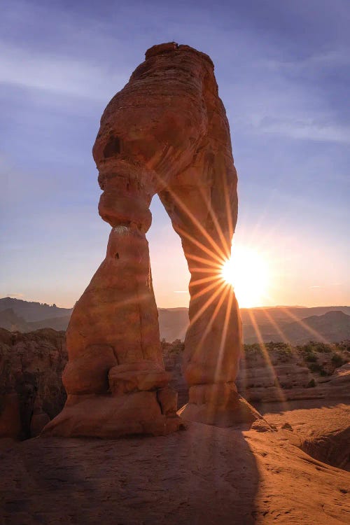 Delicate Arch Sun Star