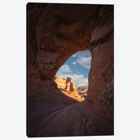 Delicate Arch Within An Arch Canvas Print #JRP213} by Jonathan Ross Photography Art Print