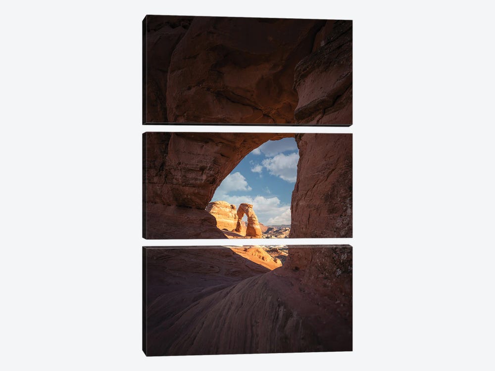 Delicate Arch Within An Arch by Jonathan Ross Photography 3-piece Canvas Artwork