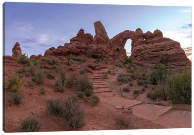 A Walk In Arches National Park Canvas Art Print - Jonathan Ross Photography