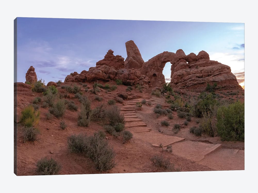 A Walk In Arches National Park by Jonathan Ross Photography 1-piece Canvas Artwork