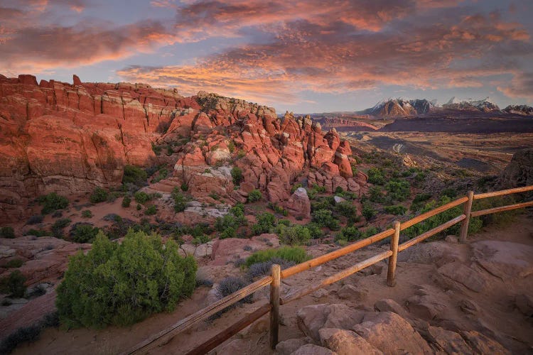 Fiery Furnace In Arches National Park by Jonathan Ross Photography wall art