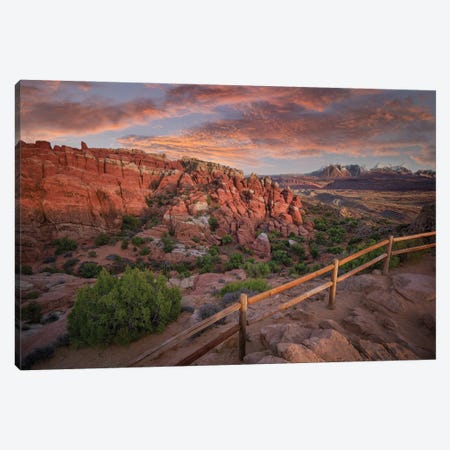 Fiery Furnace In Arches National Park Canvas Print #JRP219} by Jonathan Ross Photography Canvas Print