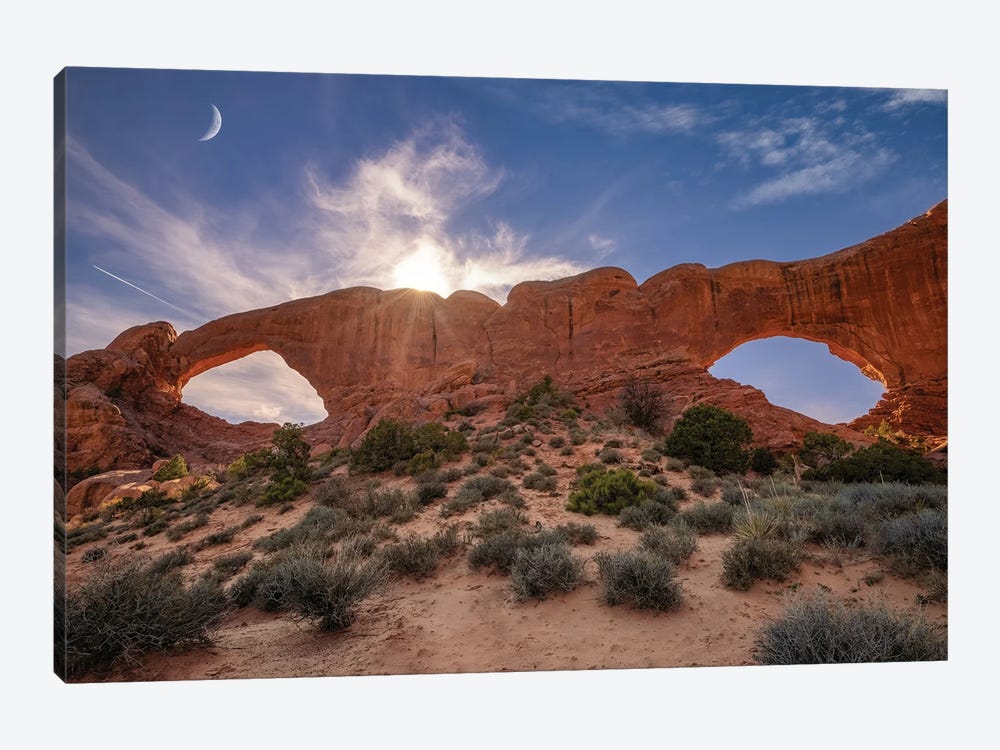 Windows In Arches National Park by Jonathan Ross Photography 1-piece Canvas Art