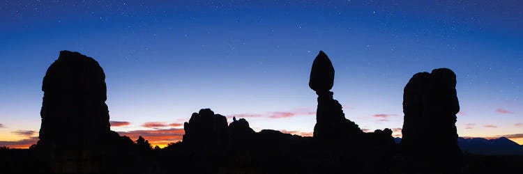 Balanced Rock Silhouette Panorama