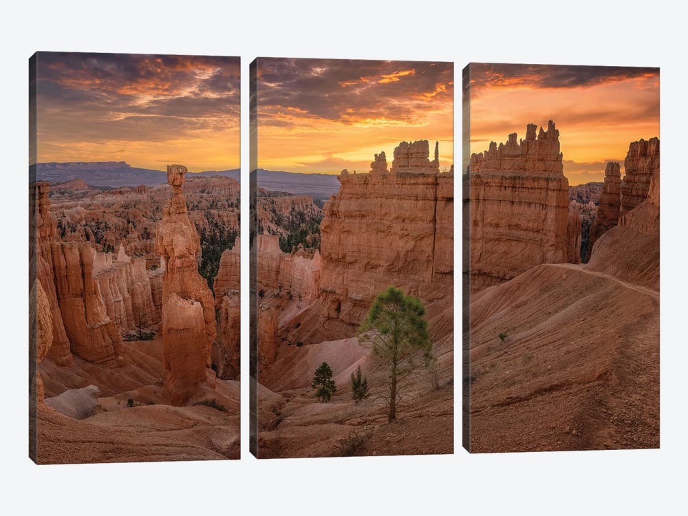 Thors Hammer by Jonathan Ross Photography 3-piece Canvas Print