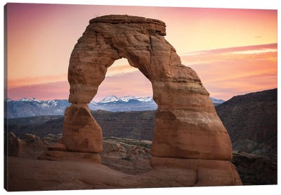 Delicate Arch Canvas Art Print - Jonathan Ross Photography