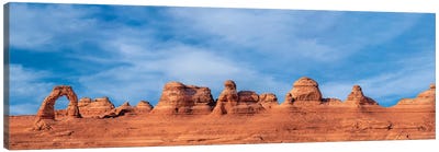 Delicate Arch Full Panorama Canvas Art Print - Jonathan Ross Photography