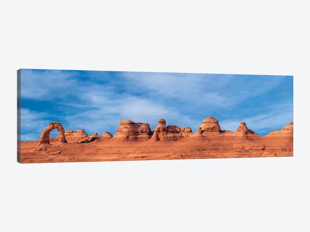 Delicate Arch Full Panorama by Jonathan Ross Photography 1-piece Canvas Artwork