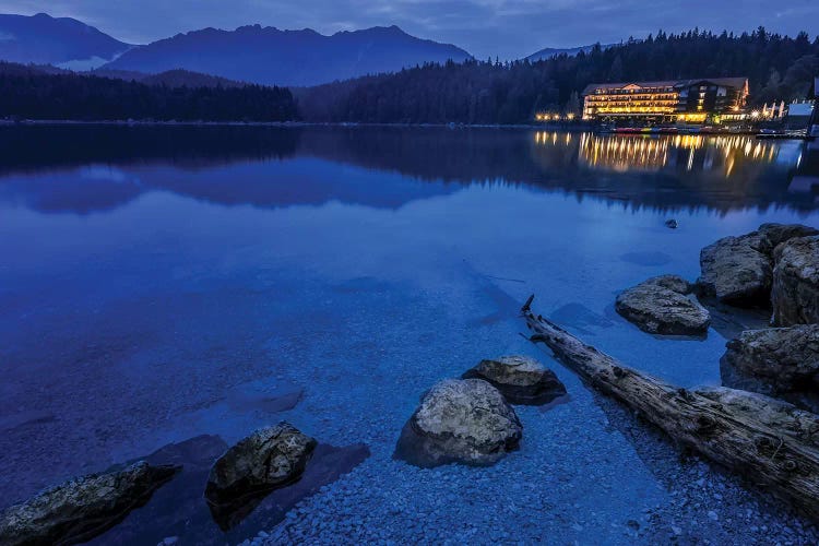 Eibsee At Dusk by Jonathan Ross Photography wall art