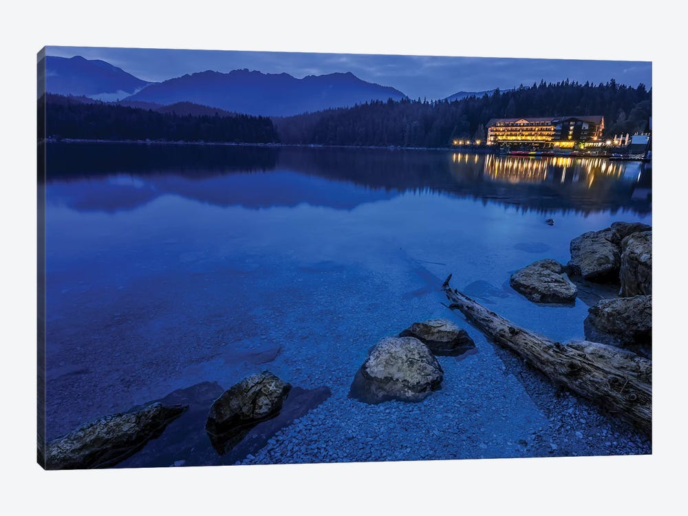 Eibsee At Dusk by Jonathan Ross Photography 1-piece Canvas Art