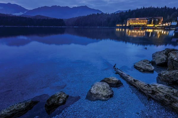Jonathan Ross Photography: Eibsee At Dusk by Jonathan Ross Photography