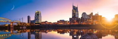 Good Morning Nashville by Jonathan Ross Photography framed canvas print