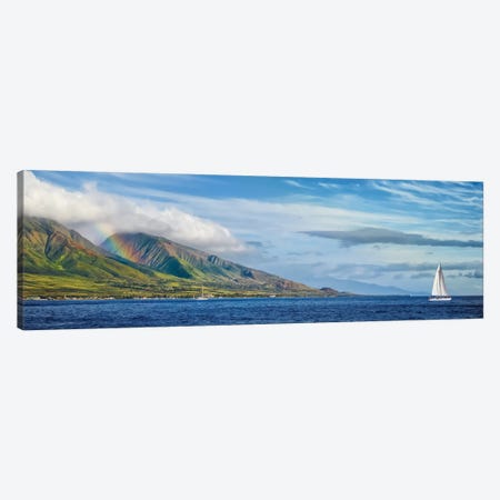 Hawaiian Catamaran Canvas Print #JRP36} by Jonathan Ross Photography Canvas Art