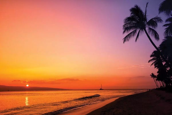 Jonathan Ross Photography: Hawaiian Sunset Glow by Jonathan Ross Photography