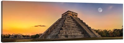 Mayan Twilight Canvas Art Print - Landmarks & Attractions