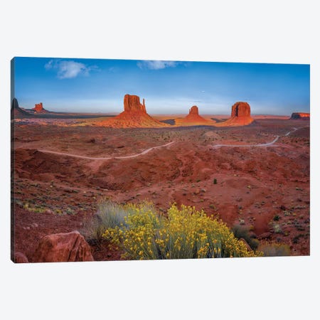 Mittens In The Desert Canvas Print #JRP53} by Jonathan Ross Photography Art Print