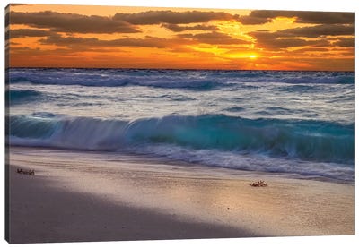Morning Has Broken Canvas Art Print - Sandy Beach Art