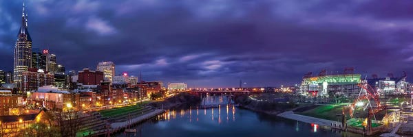 Jonathan Ross Photography: Nashville Lights On The Cumberland River by Jonathan Ross Photography