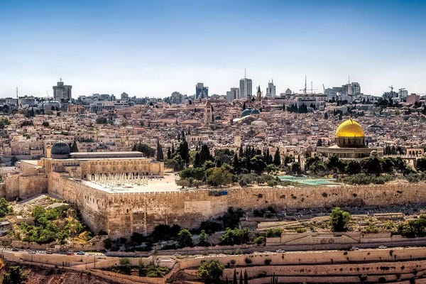 Israel: Overlooking Jerusalem by Jonathan Ross Photography