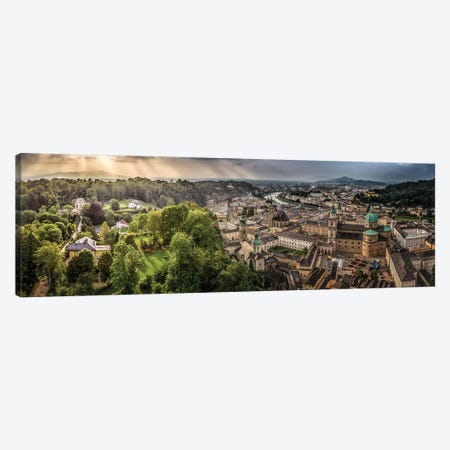 Overlooking Salzburg Canvas Print #JRP66} by Jonathan Ross Photography Canvas Print