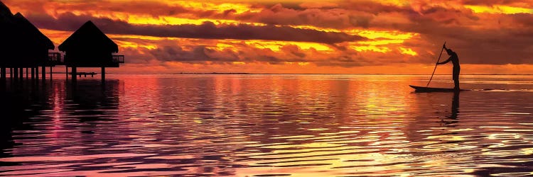 Paddling Into The Sunset by Jonathan Ross Photography wall art