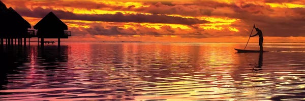 Paddling Into The Sunset