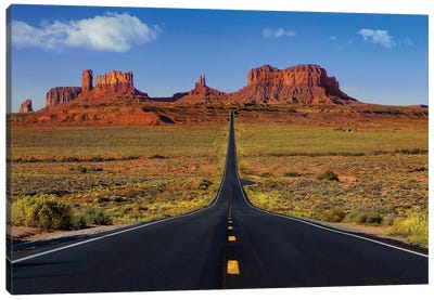 Roadway To The Monuments Canvas Art Print - Jonathan Ross Photography
