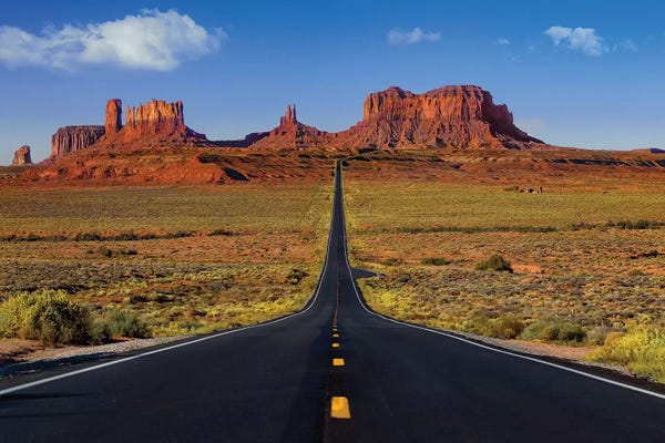 Roadway To The Monuments