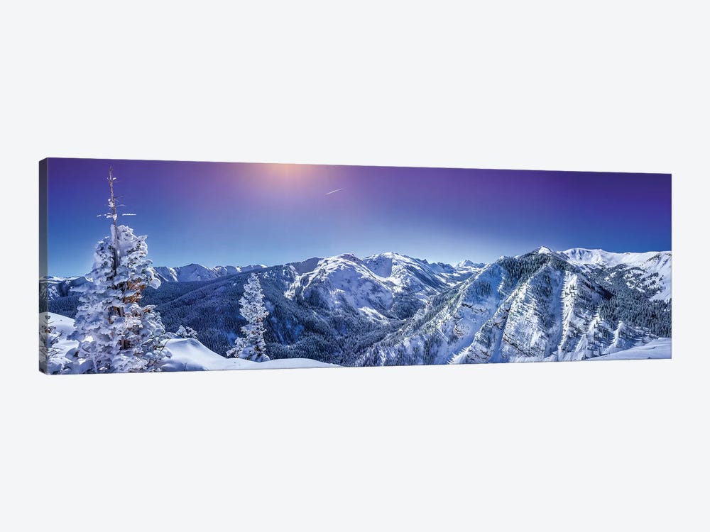 Rocky Mountain Winter Wonderland by Jonathan Ross Photography 1-piece Canvas Print