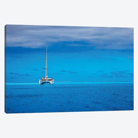 Boating In Paradise Canvas Print #JRP7} by Jonathan Ross Photography Art Print