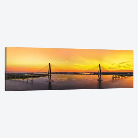Spanning The Harbor Canvas Print #JRP85} by Jonathan Ross Photography Canvas Print
