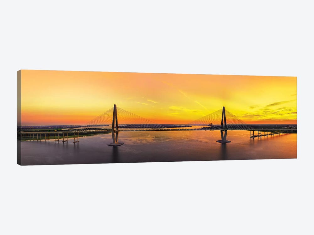Spanning The Harbor by Jonathan Ross Photography 1-piece Canvas Print