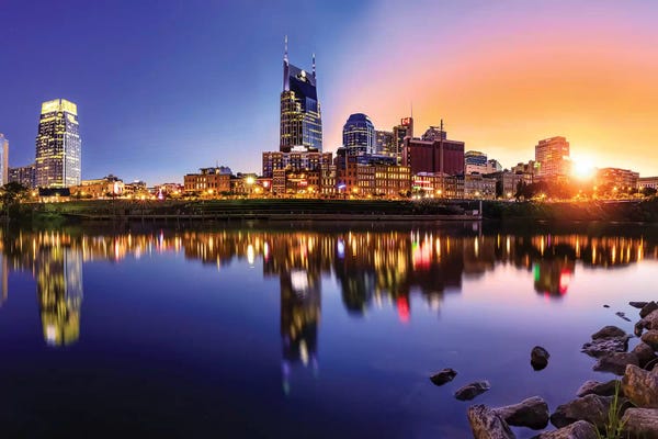 Jonathan Ross Photography: Sun Going Down On Nashville by Jonathan Ross Photography