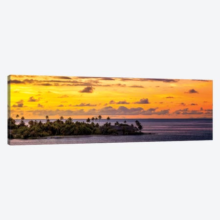 Sundown In The South Pacific Canvas Print #JRP91} by Jonathan Ross Photography Art Print
