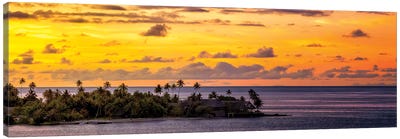 Sundown In The South Pacific Canvas Art Print - Jonathan Ross Photography