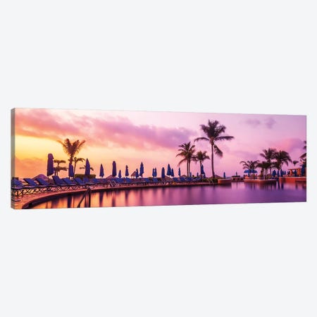 Sunrise At The Pool Canvas Print #JRP92} by Jonathan Ross Photography Art Print