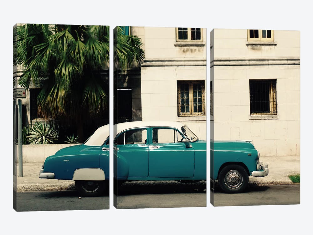 Cars Of Cuba by Jairo Rodriguez 3-piece Art Print