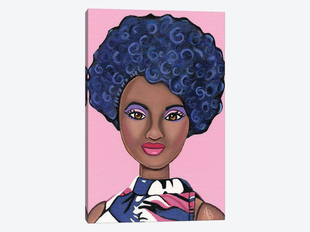 Afro Beauty by Julie's Retro Art 1-piece Canvas Art