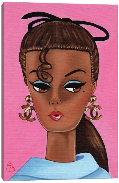 Bild Lilli II Canvas Art Print - Barbiecore