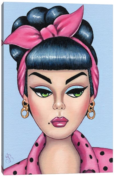 Rockabilly I Canvas Art Print - Barbie
