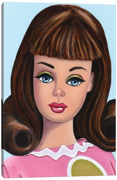 Cousin Francie Canvas Art Print - Barbiecore