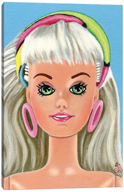 Sindy Canvas Art Print - Barbiecore