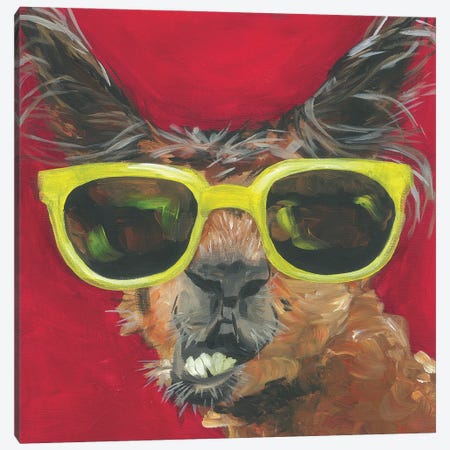 Dapper Animal IV Canvas Print #JRU16} by Jennifer Rutledge Canvas Print