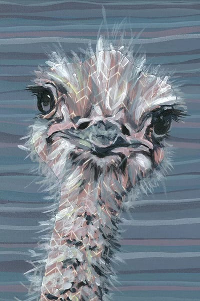 Ostriches: Animal Patterns V by Jennifer Rutledge