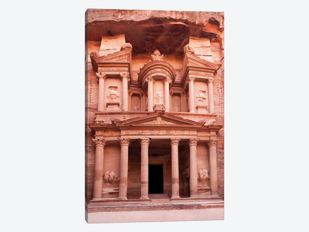 The Ancient Treasury, Petra by Jane Rix 1-piece Canvas Art